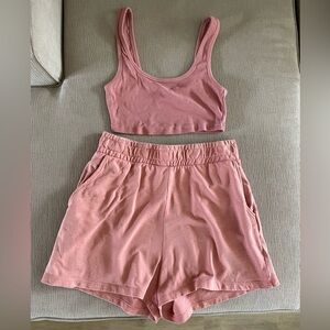 Matching Set- shorts and cropped tank